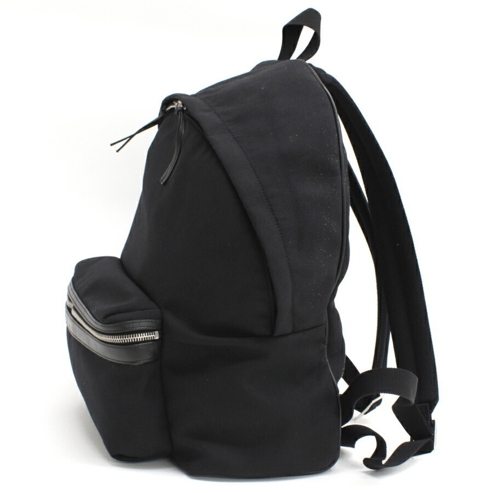 Saint Laurent Paris City Backpack Black Canvas - Picture 2 of 9